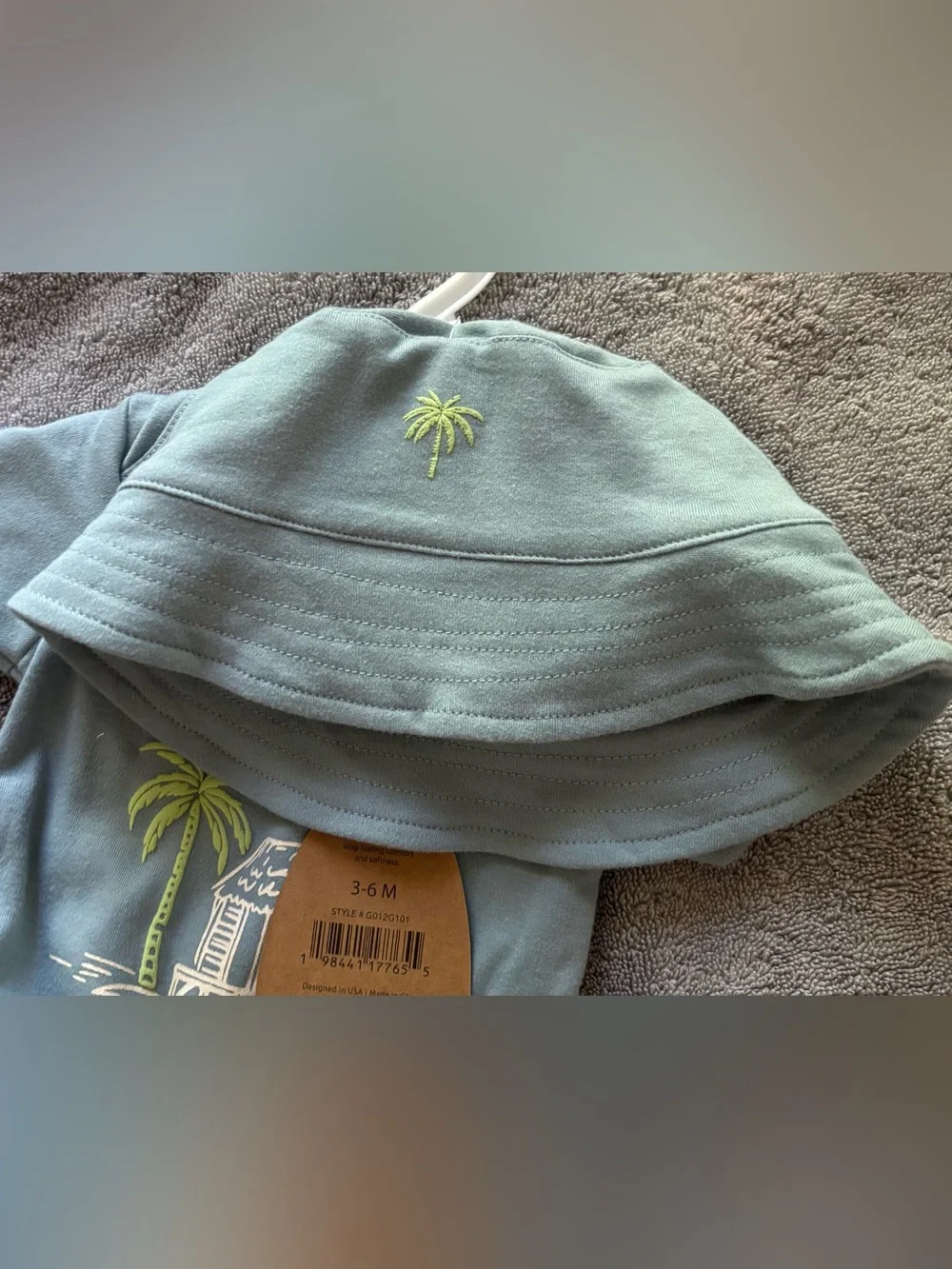 NWT Rabbit +Bear Onesie, Shorts and Hat Set